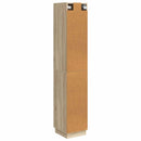 Skab Sæt 2 pcs Sonoma-eg 33 x 34,5 x 87 cm Konstrueret træ