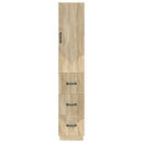 Skab Sæt 2 pcs Sonoma-eg 33 x 34,5 x 87 cm Konstrueret træ
