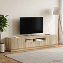 LED TV-skab HOORN 3 stk. Sonoma-eg Konstrueret træ