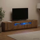 LED TV-skab HOORN 3 stk. Artisan-eg Konstrueret træ