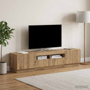 LED TV-skab HOORN 3 stk. Artisan-eg Konstrueret træ