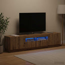 LED TV-skab HOORN 3 stk. Artisan-eg Konstrueret træ