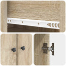 Skab Sæt 2 pcs Sonoma-eg 66 x 34,5 x 90 cm Konstrueret træ