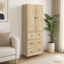 Skab Sæt 2 pcs Sonoma-eg 66 x 34,5 x 90 cm Konstrueret træ