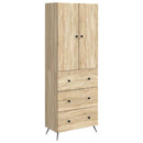 Skab Sæt 2 pcs Sonoma-eg 66 x 34,5 x 90 cm Konstrueret træ