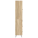 Skab Sæt 2 pcs Sonoma-eg 66 x 34,5 x 90 cm Konstrueret træ