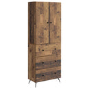 Skab Sæt 2 pcs Gammelt træ 66 x 34,5 x 90 cm Konstrueret træ