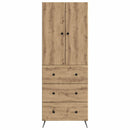 Skab Sæt 2 stk. 66 x 34,5 x 90 cm Konstrueret træ Artisan-eg