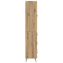 Skab Sæt 2 stk. 66 x 34,5 x 90 cm Konstrueret træ Artisan-eg