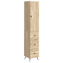 Skab Sæt 2 pcs Sonoma-eg 34,5 x 34,5 x 90 cm Konstrueret træ