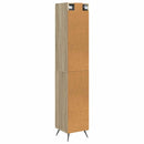 Skab Sæt 2 pcs Sonoma-eg 34,5 x 34,5 x 90 cm Konstrueret træ