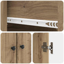 Skab Sæt 2 stk. 34,5 x 34,5 x 90 cm Konstrueret træ Artisan-eg