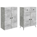2 pcs Betongrå
