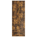 Skab Sæt 2 stk. Røget eg 66 x 34,5 x 92 cm Konstrueret træ