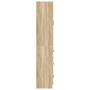 Skab Sæt 2 pcs Sonoma-eg 66 x 34,5 x 87 cm Konstrueret træ