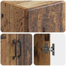 Skab Sæt 2 pcs Gammelt træ 66 x 34,5 x 87 cm Konstrueret træ