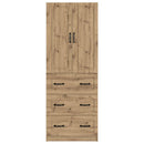 Skab Sæt 2 stk. 66 x 34,5 x 87 cm Konstrueret træ Artisan-eg