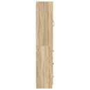 Skab Sæt 2 pcs Sonoma-eg 33 x 34,5 x 87 cm Konstrueret træ