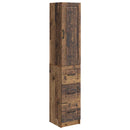 Skab Sæt 2 pcs Gammelt træ 33 x 34,5 x 87 cm Konstrueret træ