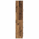 Skab Sæt 2 pcs Gammelt træ 33 x 34,5 x 87 cm Konstrueret træ