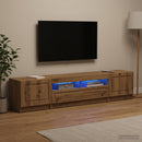 LED TV-skab UTRECHT 3 stk. Artisan-eg Konstrueret træ