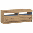 5-delt LED TV-skab Artisan-eg Konstrueret træ