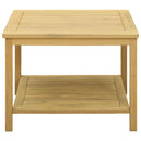 Sidebord Olie Naturlig 60 x 60 x 45 cm Massivt Akacietræ