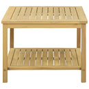 Sidebord Olie Naturlig 60 x 60 x 45 cm Massivt Akacietræ