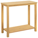 Have Konsol Bord Lys akacie 80 x 35 x 75 cm Massivt Akacietræ