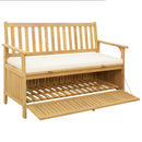 Opbevaringsbænk 2 -Seater 120 x 63 x 84 cm Rektangulær