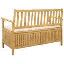 Opbevaringsbænk 2 -Seater 120 x 63 x 84 cm Rektangulær