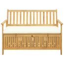 Opbevaringsbænk 2 -Seater 120 x 63 x 84 cm Rektangulær