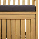 Opbevaringsbænk 2 -Seater 120 x 63 x 84 cm Rektangulær