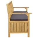 Opbevaringsbænk 2 -Seater 120 x 63 x 84 cm Rektangulær
