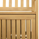 Opbevaringsbænk 2 -Seater 120 x 63 x 84 cm Massiv akacie