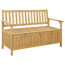 Opbevaringsbænk 2 -Seater 120 x 63 x 84 cm Massiv akacie