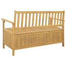 Opbevaringsbænk 2 -Seater 120 x 63 x 84 cm Massiv akacie