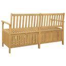 Opbevaringsbænk 2 -Seater 148 x 63 x 84 cm Massiv akacie