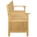 Opbevaringsbænk 2 -Seater 170 x 63 x 84 cm Massiv akacie
