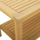 Sidebord Olie Naturlig 70 x 40 x 45 cm Massivt Akacietræ
