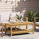 Sidebord Olie Naturlig 110 x 55 x 45 cm Massivt Akacietræ