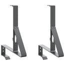 Snebeskyttelse Støtte 2 pcs Antracit 29,5 x 3 x 34,5 cm Stål