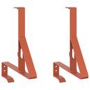 Snebeskyttelse Støtte 2 pcs Rød 29,5 x 3 x 34,5 cm Stål