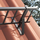 Snebeskyttelse Støtte 2 pcs Sort 29,5 x 3 x 34,5 cm Stål