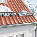 Snebeskyttelse Støtte 6 pcs Sort 29,5 x 3 x 34,5 cm Stål