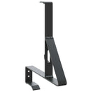 Snebeskyttelse Støtte 12 pcs Sort 29,5 x 3 x 34,5 cm Stål