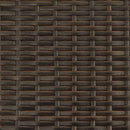 Udendørs affaldsspand Brun 40 x 40 x 80 cm polyrattan