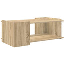 Sofabord Sonoma-eg 90 x 50 x 33 cm Konstrueret træ