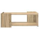 Sofabord Sonoma-eg 90 x 50 x 33 cm Konstrueret træ