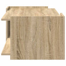 Sofabord Sonoma-eg 90 x 50 x 33 cm Konstrueret træ